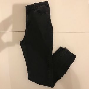 BLACK FADED SKINNY JEANS